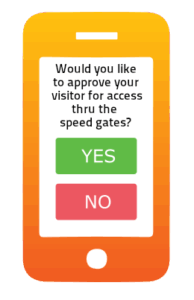 approve visitor for access