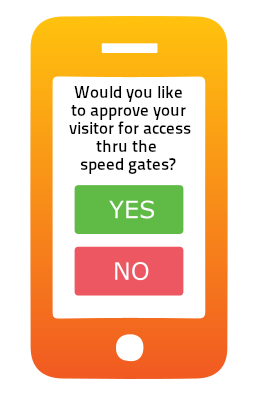 approve visitor for access
